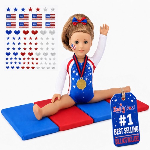 Doll gymnastics outfit - 18,